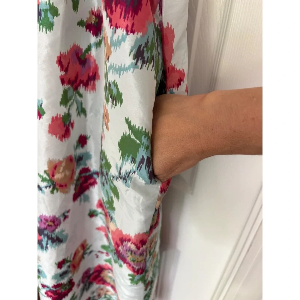 BHLDN Anthropologie Sophia Apron-Top Jacquard Midi Dress | Small - Picture 6 of 8